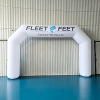 Arche gonflable personnalisée pour course à pied en tissu Oxford pour événements sportifs en plein air, marathon, publicité, décoration commerciale