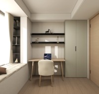 Armoire Modulaire 3 Portes avec Coiffeuse Intégrée, Penderie et Meuble de Rangement Personnalisé en Bois Moderne, Ensemble de Chambre en Bois