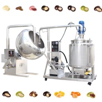 Nouvelle machine de recouvrement de chocolat au lait pour noisettes, amandes et pistaches, design original, haute capacité, longue durée de vie