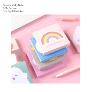 Nhà Máy Bán Buôn Kawaii Ghi Chú Dính Bộ Sưu Tập Những Đám Mây Pastel Nhân Vật Thiết Kế Giấy Cho Sinh Viên Món Quà Sử Dụng Hot Bán Mục - Product Image 1