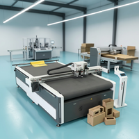 Machine de découpe CNC à alimentation automatique par vibromoteur pour la découpe de boîtes en carton