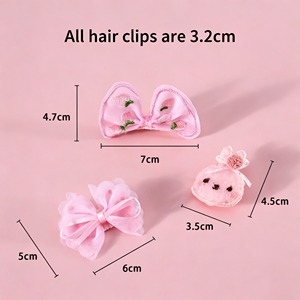 Wholesale Colorful <strong>Pet</strong> Cartoon Dog Cute Hair Clip Mesh Headwear <strong>Other</strong> <strong>Pet</strong> <strong>Apparel</strong> Accessories Dog Shattered Hair Pin - Product Image 6