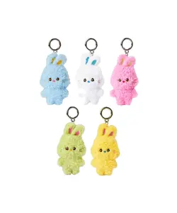 Kpop bunini plush sticon custom Newjeans Bunny cartoon bag pendant MINJI HANNI mini plush keychain