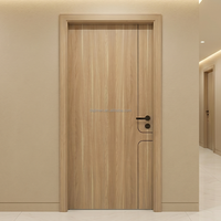Porte intérieure en MDF insonorisée et ignifugée 60 minutes, certifiée BS476, avec caractéristiques acoustiques pour appartements haut de gamme, chambres et entrées.
