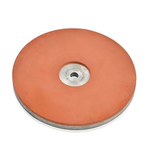 Disque de polissage en oxyde de céium rouge pour pierres précieuses, diamètre 8 pouces, arbre de 1/2 pouce - Product Image 1
