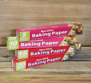 Papier alimentaire fin anti-graisse enduit de silicone biodégradable double face à motif personnalisé pour biscuits, lait, sandwichs, gelées et sucettes - Product Image 1