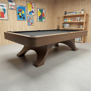 Mesas <span class=keywords><strong>de</strong></span> Billar Multifuncionales Directas con Banco Acolchado <span class=keywords><strong>de</strong></span> 7FT, 8FT, 9FT, Mesas <span class=keywords><strong>de</strong></span> Billar <span class=keywords><strong>de</strong></span> Madera Hechas a Mano, Premium 3 en 1, Snooker y Billar - Product Image 4