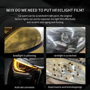 Film de protection de carrosserie NIKO Smoky Black auto-réparateur anti-rayures en TPU PPF avec rejet UV à 99 % et IR à 28 %, garantie 5 ans - Product Image 5