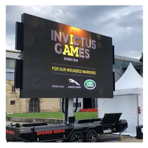 16 M² Outdoor Led Reclame Screen Mobiele Trailer Display