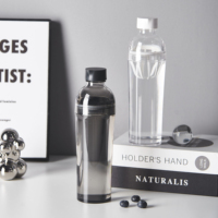 Bouteille d'eau minimaliste unisexe de 500 ml avec infuseur à thé, sans BPA, anti-fuite, en plastique, tasse de voyage portable, compatible eau bouillante, pour le bureau et la salle de sport