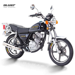 GN150 <span class=keywords><strong>Cross</strong></span> Type avec porte-bagages latéral, pare-chocs avant, coffre, moto tout-terrain, chopper, cruiser, pneus, protège-mains et calandre avant - Product Image 1