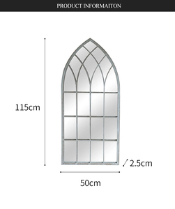 กอทิช <span class=keywords><strong>Boog</strong></span> Dekor Spiegel Garten Fensterspiegel - Product Image 2