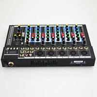 Contrôleur DJ professionnel 7 canaux F7-MB pour système de sonorisation, avec fonctions de réverbération et de karaoké, compatible alimentation fantôme 48V