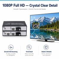 Extenseur HDMI Fibre Optique 1080P 60Hz en Gros avec Sortie en Boucle et Audio Indépendant SC Monomode 20KM Plug and Play pour Mur d'Affichage CCTV
