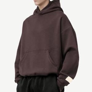 Wholesale 450GSM Hoodie Custom Logo High Quality Cotton/Bamboo Fiber Regular Fit Solid Eco-Friendly Long Sleeve <b>Jacket</b> - Product Image 1