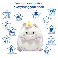 Sac à dos en peluche de dessin animé doux personnalisé Kawaii Anime licorne poupée sac mignon licorne peluche sac à bandoulière personnalisé en peluche