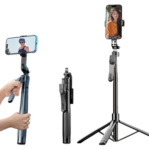 Dodoup K29 <span class=keywords><strong>2025</strong></span> Mới 2150Mm Không Dây Ảnh Tự Sướng Stick Tripod Đứng Có Thể Gập Lại <span class=keywords><strong>Monopod</strong></span> Cho Điện Thoại thông minh Cân Bằng Ổn Định Chụp Trực Tiếp - Product Image 1