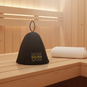 Men's Luxury Eco-Friendly Soft Thermal Felt Hat Custom Logo Adjustable Winter Beanie for Spa <b>Sauna</b> Bath Outdoor Use Warm - Product Image 5