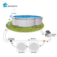 STAR MATRIX 3-Wege-Poolventilwerkzeug und Zubehör aus Kunststoff