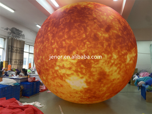 Système Solaire Personnalisé Gonflable Soleil <span class=keywords><strong>Planète</strong></span> Offres Spéciales Ballon Globe Gonflable Suspendu avec Lumière - Product Image 2