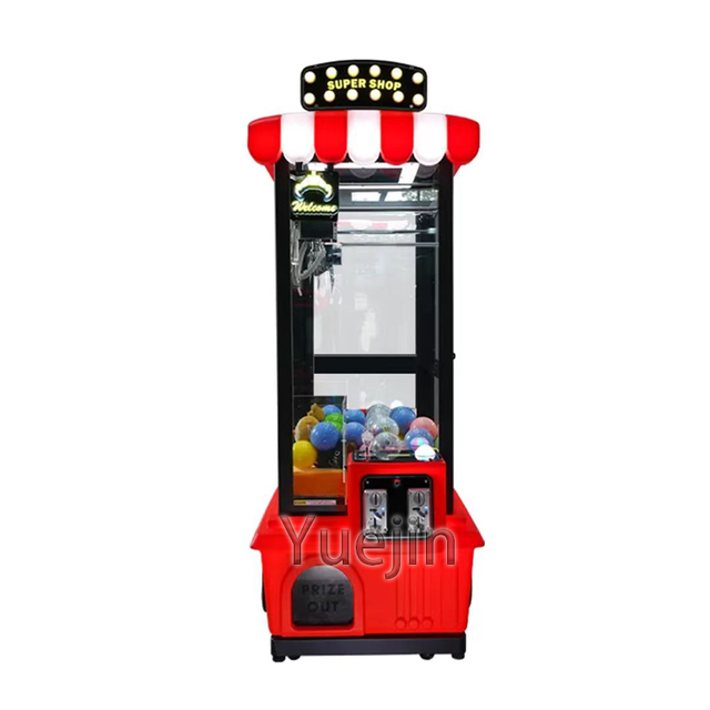 Coin-operated Indoor Arcade Game Center Claw Crane Machine Supermarket Plush Toy Catcher Game Machine Mini Metal Claw English