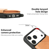 Sinco Cordons de suspension personnalisables en cuir, différents styles, pour étuis de téléphone à bandoulière et étuis de téléphone en cuir personnalisés