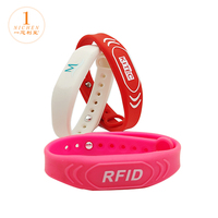 Bracelet en silicone NFC passif, étanche et inscriptible, pour paiement et usage hôtelier, prix usine Nichen One
