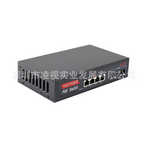 High Power PoE <b>Switch</b> 4+2 SFP Ports Gigabit Ethernet For <b>Network</b> Surveillance Cameras - Product Image 1