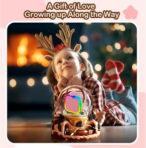 Machine de karaoké portable à LED pour la maison, mini système de karaoké avec haut-parleur pour enfants, très vendue - Product Image 4