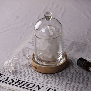 Quemador de Aroma de cuarzo blanco, aceite esencial de piedra de roca, sal de cristal <span class=keywords><strong>del</strong></span> <span class=keywords><strong>Himalaya</strong></span> pura 100%, difusor curativo, navidad - Product Image 4