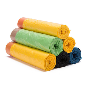 Biodegradable <b>Compostable</b> Tie Handle square Bottom D2w Oxo Plastic Tall Kitchen 33 Gallon Trash <b>Bag</b> with Drawstring - Product Image 2
