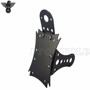 Soporte lateral para placa de matrícula de motocicleta, para Harley Cruiser - Product Image 1