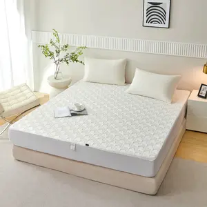 Emballage de gros Protège-matelas imperméable pour lit avec poils de laine