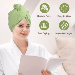 Gorro de Baño Absorbente de Microfibra para Secar el Cabello, Toalla para Ducha, para Mujeres - Product Image 2