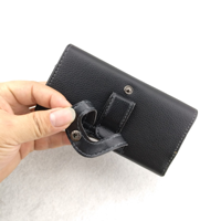Étui de protection horizontal en cuir PU CasePeak avec clip ceinture pour smartphones – Style professionnel
