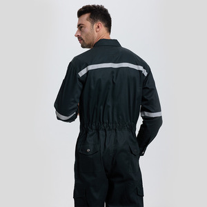 Overoles Ignífugos de Algodón Puro Xk2 8205, Ropa de Trabajo Antiestática para las Industrias Minera, Petrolera y de Energía, Certificación ISO EN11611 EN11612 - Product Image 3