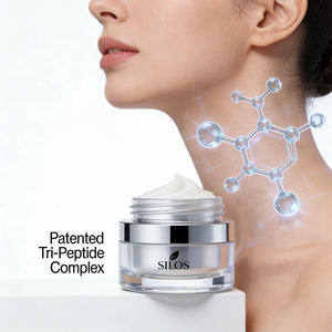 Crème raffermissante <span class=keywords><strong>pour</strong></span> le cou anti-âge SILOS avec tri-peptides et niacinamide, qualité professionnelle supérieure <span class=keywords><strong>pour</strong></span> tous les types de peau - Product Image 3