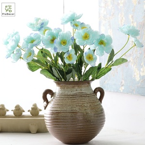Flor de amapola de plástico de seda Artificial, barata, decoración para el hogar, <span class=keywords><strong>flores</strong></span> decorativas para boda - Product Image 6
