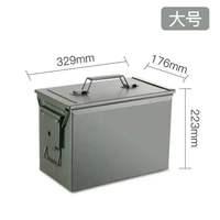 Boîte à munitions ignifugée M19A1 calibre .30, M2A1 calibre .50, PA108 calibre .50, boîte à munitions tactique en acier de qualité pour munitions longues