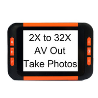 2X-32X Digital Magnifier Low Vision 3.5" Color LCD Pocket Electronic Reading Digital Magnifier for Reading Aid Free Shipping