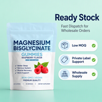 Capsules de Bisglycinate de Magnésium pour le Sommeil – 60 Comprimés – Haute Absorption – Pour Adultes – Saveur Framboise – Relaxation Nerveuse et Musculaire