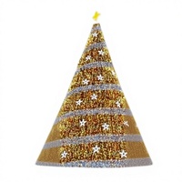 Outdoor-Baumbeleuchtung LED-Lichter Anpassbare Girlande mit Spitzenstern IP65-Zertifiziert für Weihnachts- und Feiertagsdekoration