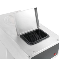 Cafetière à filtre commerciale en acier inoxydable, machine à café électrique pour le bureau, le café, l'équipement de restauration