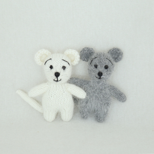 Soffice coniglietto lavorato a maglia giocattolo fotografico per neonati oggetti di scena Crochet orso leone caro pupazzo di neve Amigurumi bambola animale aiutante fotografo - Product Image 6