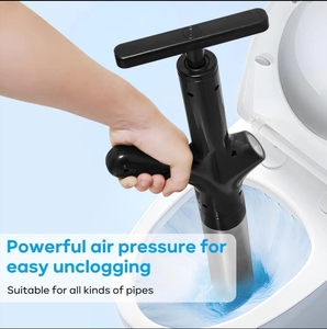 Piston de toilette à air haute pression Drain d'air Blaster gonfleur <span class=keywords><strong>pompe</strong></span> à piston <span class=keywords><strong>pour</strong></span> toilette salle de bain évier de cuisine Drain de sol déboucher - Product Image 2
