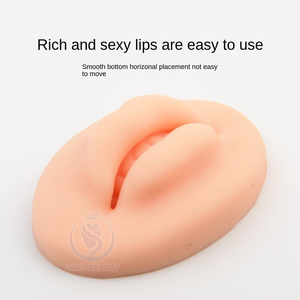 Cuidado damas sexy práctica piel entrenamiento silicona labios boca clínica para ventas al por mayor - Product Image 4