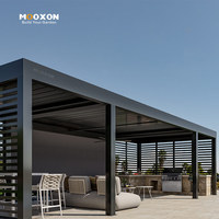 Structure en aluminium de pergola électrique pour l'usage extérieur avec les auvents télécommandés
