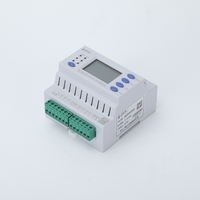 Unidad de Relé de Temporización de Iluminación de 4 Canales, Programación por Horario, RS485 PAC, Montaje en Riel DIN, Hardware de Gestión de Iluminación para Edificios