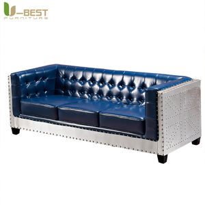 <span class=keywords><strong>Canapé</strong></span> classique de luxe, style vintage industriel <span class=keywords><strong>rétro</strong></span>, <span class=keywords><strong>canapé</strong></span> aviateur, bar à cigares, pub, club, studio, concessionnaire automobile, salon, mobilier <span class=keywords><strong>chic</strong></span> industriel - Product Image 6