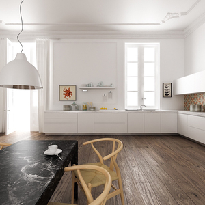 Fournisseur chinois de cuisines modulaires laquées sans frais, meubles de <span class=keywords><strong>cuisine</strong></span> intégrés pour la maison - Product Image 3